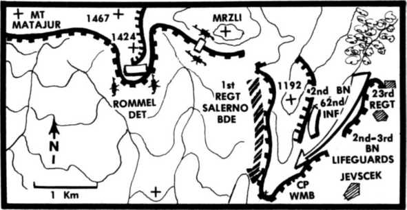 The Capture Of Hill 1192, Mrzli Peak And The Attack On Mount Matajur