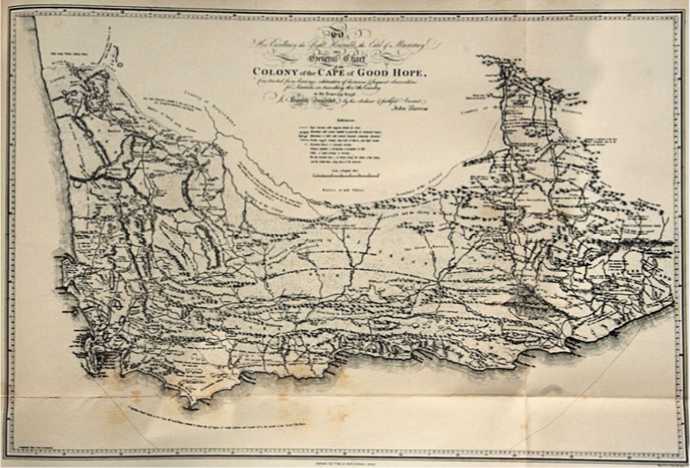 John Barrow s Map of the Cape Colony 1801